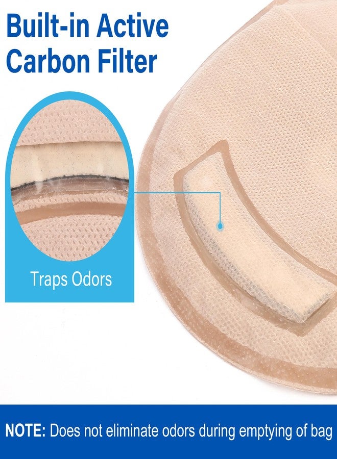 لوتفانسي أكياس فغر القولون من لوت فانسي، عبوة من 20 كيسًا، مستلزمات فغر القولون، أكياس تصريف قطعة واحدة مع إغلاق للعناية بفتحة فغر اللفائفي، قابلة للقص حسب المقاس، أقصى قطر 64 مم - Image 5